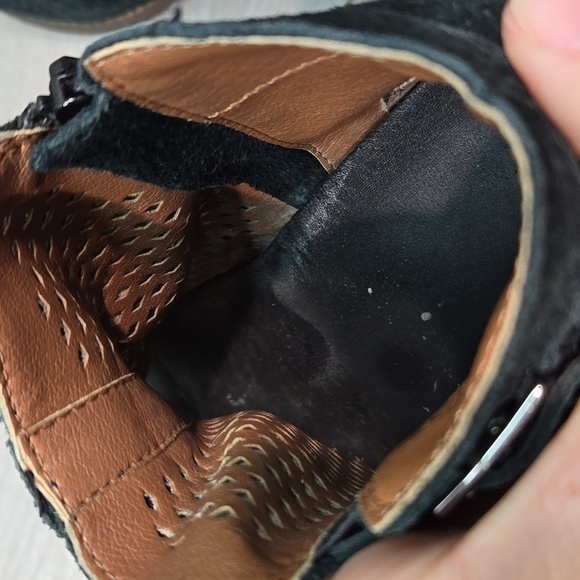 Vionic Women Chryssa Ankle Leather Heels Open Toe shoes sz 8 - Picture 9 of 16